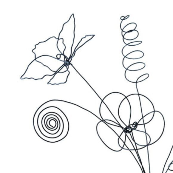 Handmade Wire Flowers Made to Order Made In Canada One of a kind Metal Bouquet - Picture 8 of 13